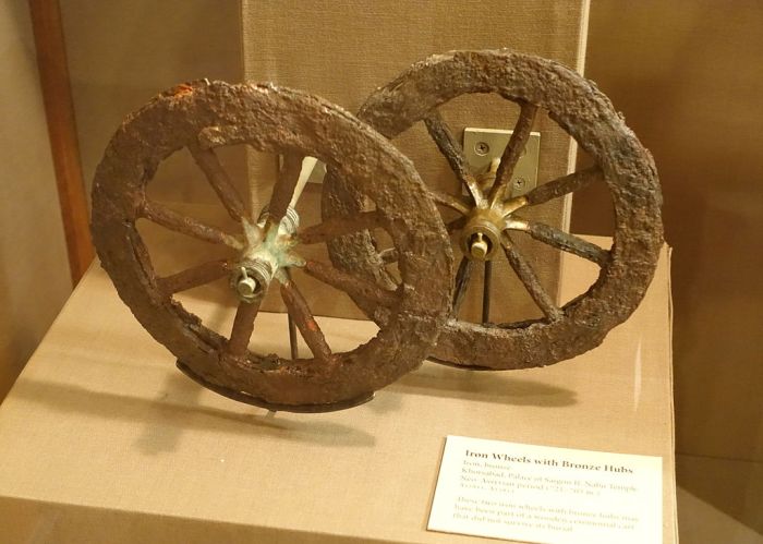 The ancient sumerians developed the world's first wheel plow and